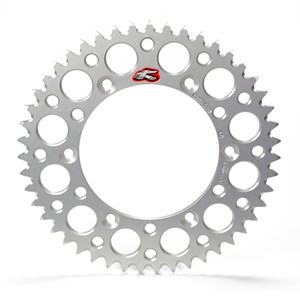 SPROCKET REAR ULTRALIGHT SUZUKI RM125-250 92-08, RM-Z250 07-24, RM-Z450 05-24, 47T SILVER